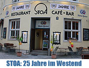 (nicht nur) griechisch essen: Stoa Restaurant Café Bar seit 25 Jahren im Münchner Westend (Foto: MartiN Schmitz)